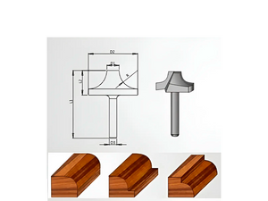 FRESA DECORATIVA R17,5X22,5XH6MM 19R17.5.01 RADIX