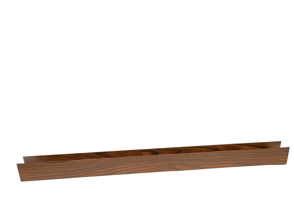 PERFIL DE ALUMÍNIO PARA RODAPÉ ESCURO 80CM 5OMM JG