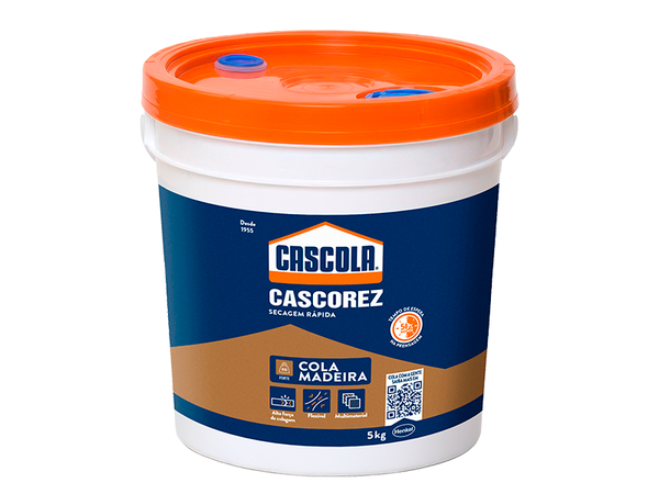 COLA CASCOREZ SECAGEM RÁPIDA 5KG CASCOLA