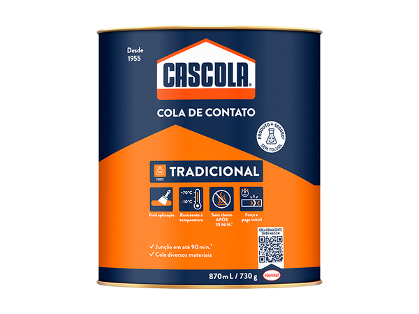 COLA CASCOLA 730GR SEM TOLUOL