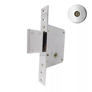 FECHADURA TETRA CHAVE CROMADO 142 R68 SM PAPAIZ