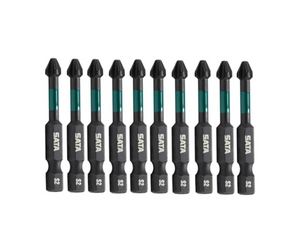 JOGO DE BITS DE IMPACTO PHILLIPS 1" 50MM COM 10 PEÇAS ST59702 SATA