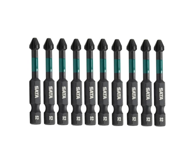 JOGO DE BITS DE IMPACTO PHILLIPS 1" 50MM COM 10 PEÇAS ST59702 SATA