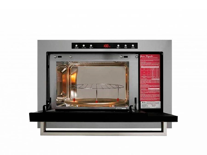 FORNO MICRO-ONDAS DE EMBUTIR 25 LITROS INOX 39070(108541) FISCHER