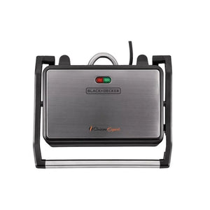 GRILL ELÉTRICO PANINI PRENSA G1200 800W 220V BLACK & DECKER