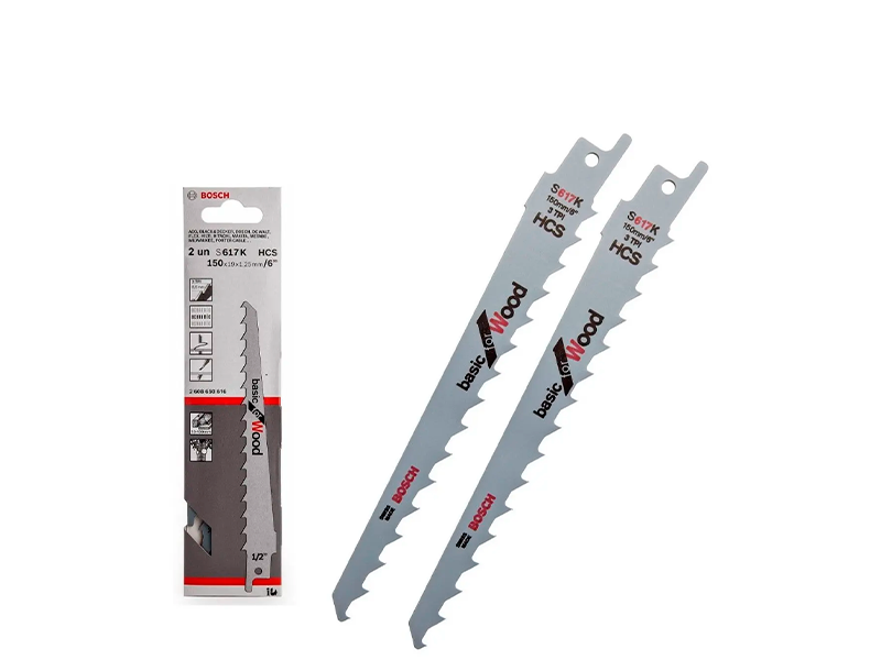 LÂMINA DE SERRA SABRE S617K 150MM COM 2 PEÇAS 2608650616 BOSCH