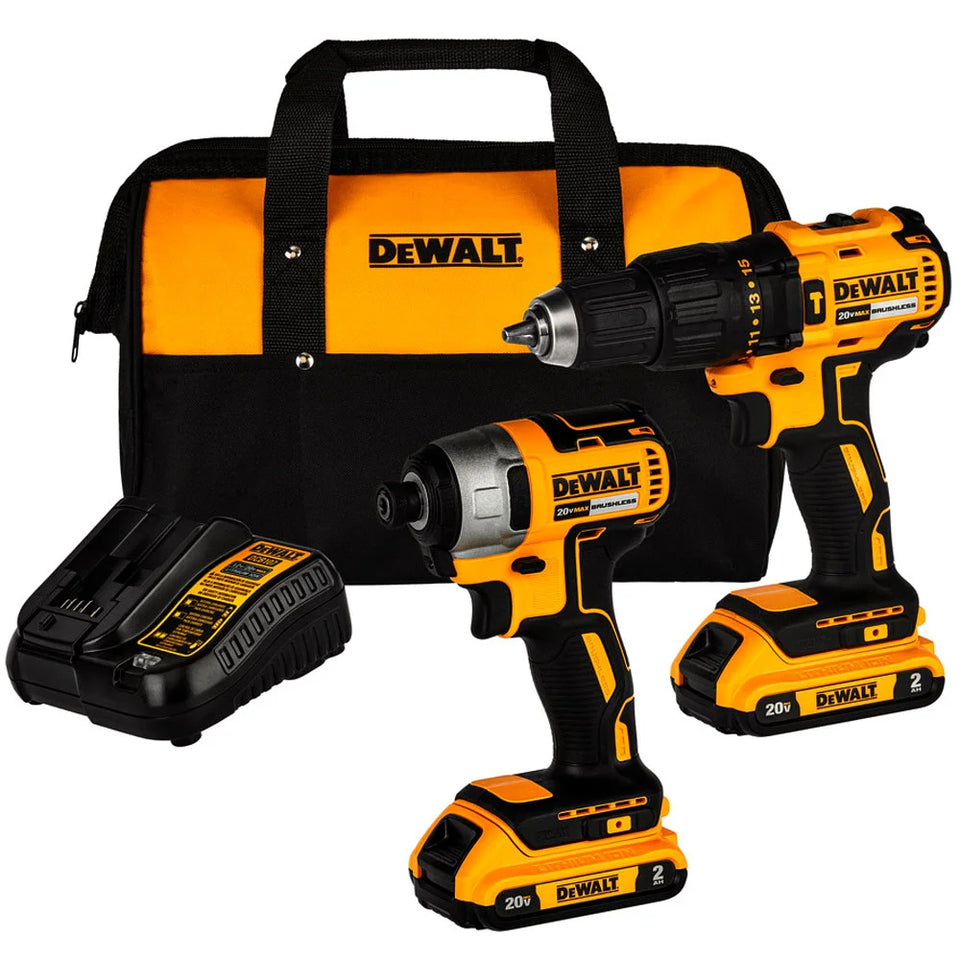 KIT PARAFUSADEIRA/FURADEIRA 20V DCK276D2 COM 2 BATERIAS DEWALT