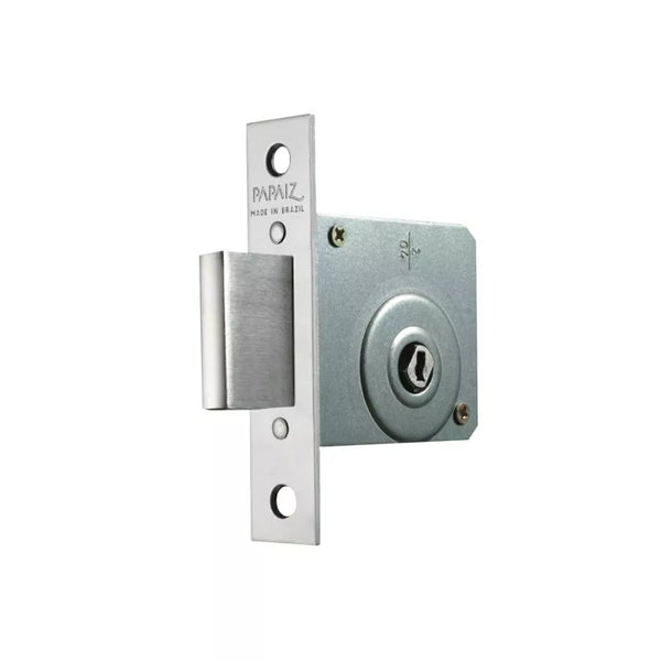 FECHADURA MULTI-PONTO CROMO ACETINADO 141 R68 PAPAIZ