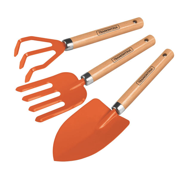 CONJUNTO PARA JARDINAGEM COM 3 PEÇAS 78100801 TRAMONTINA