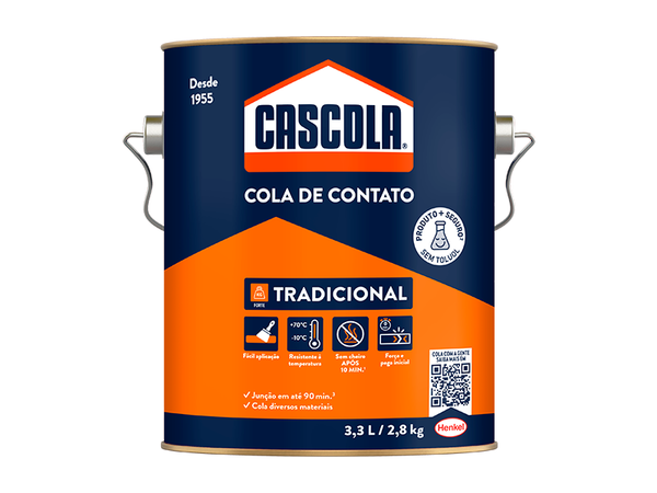 COLA DE CONTATO CASCOLA 2.8KG SEM TOLUOL