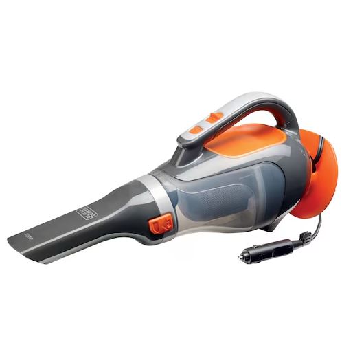 ASPIRADOR DE PÓ PARA AUTOMÓVEIS 12V 610ML AÇÃO CICLÔNICA COM 3 ACESSÓRIOS E BOLSA BDCV610-LA B&D