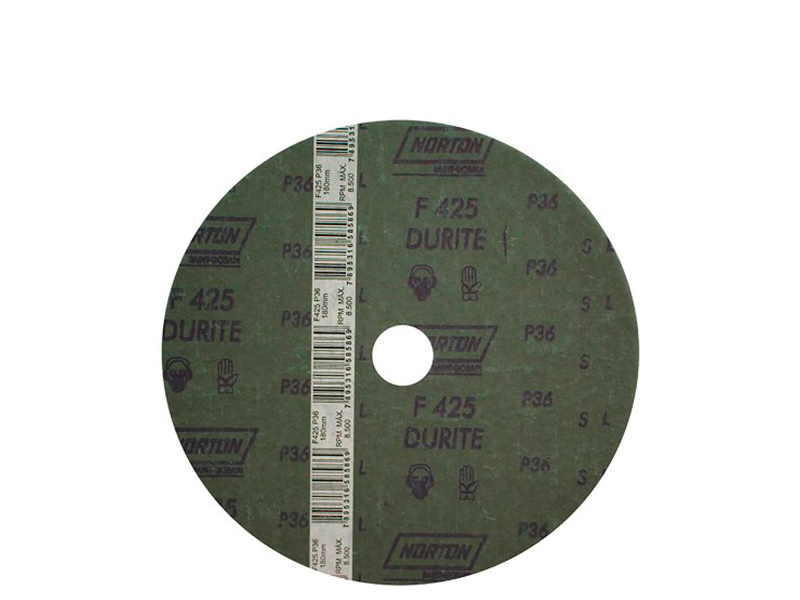 DISCO DE FIBRA 180X22 DURITE F425 GR60 NORTON