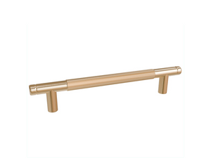 PUXADOR ZIGRINATO IL1580 DOURADO 224MM ITALY LINE