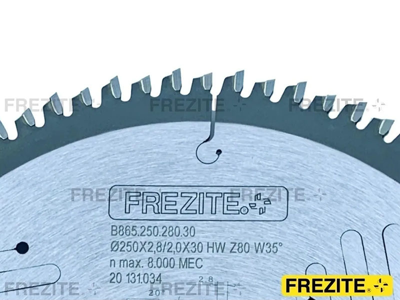 DISCO SERRA CIRCULAR 250X2,8X30 HW Z80 ALTERNADO B86525028030 FREZITE