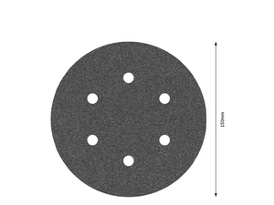 DISCO DE LIXA 150MM GR100 COM 5 PEÇAS 2608605125 BOSCH