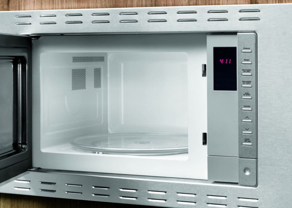 FORNO MICRO-ONDAS FIT LINE EMBUTIR 25L INOX 25873(56178) 220V FISCHER