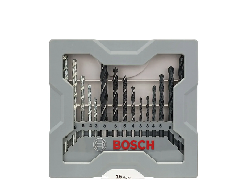 JOGO DE BROCAS COMBINADAS COM 15 PEÇAS  2607017038 BOSCH