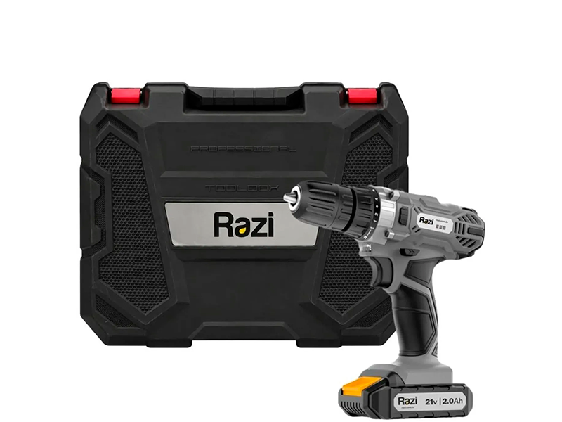 PARAFUSADEIRA / FURADEIRA DE IMPACTO 21V 2AH COM ACESSÓRIOS 30256 RAZI