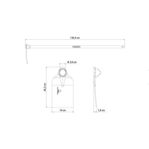 ENXADÃO LARGO COM CABO 2,5 LIBRAS 130CM 77270754 TRAMONTINA