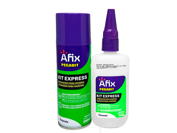 KIT MDF ACELERADOR DE 200ML E ADESIVO 100G AFIX