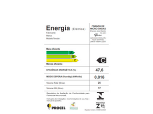 FORNO MICRO-ONDAS DE EMBUTIR 25 LITROS INOX 39070(108541) FISCHER