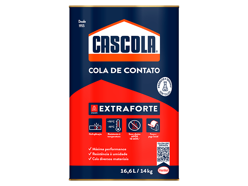 COLA DE CONTATO CASCOLA EXTRA 14KG SEM TOLUOL