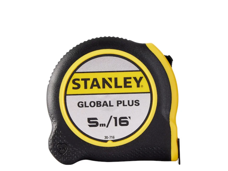 TRENA DE AÇO 5 METROS X 19MM GLOBAL PLUS 30-716 STANLEY