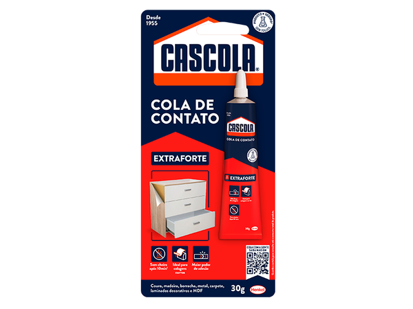 COLA DE CONTATO CASCOLA EXTRA 30GR SEM TOLUOL