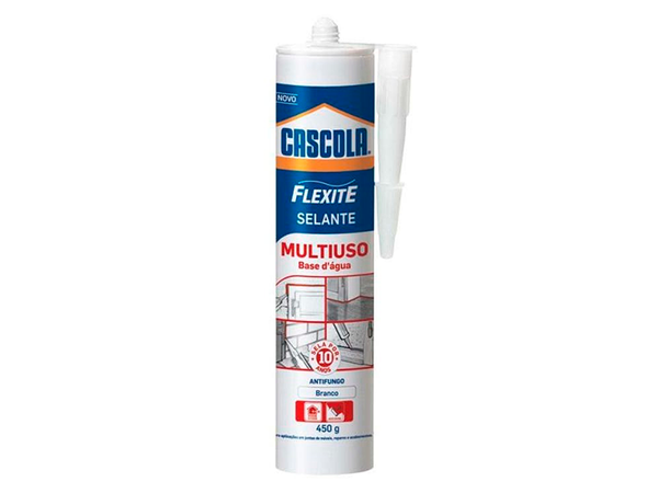 SELANTE FLEXITE BASE D'AGUA MULTIUSO BRANCO 450GR CASCOLA