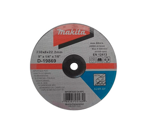 DISCO DE DESBASTE PARA METAL 9" D-19869 MAKITA
