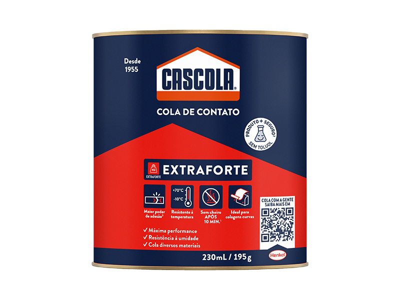 COLA DE CONTATO CASCOLA EXTRA 195GR SEM TOLUOL