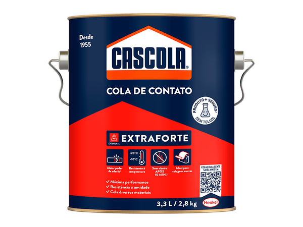 COLA DE CONTATO CASCOLA EXTRA 2.8KG SEM TOLUOL