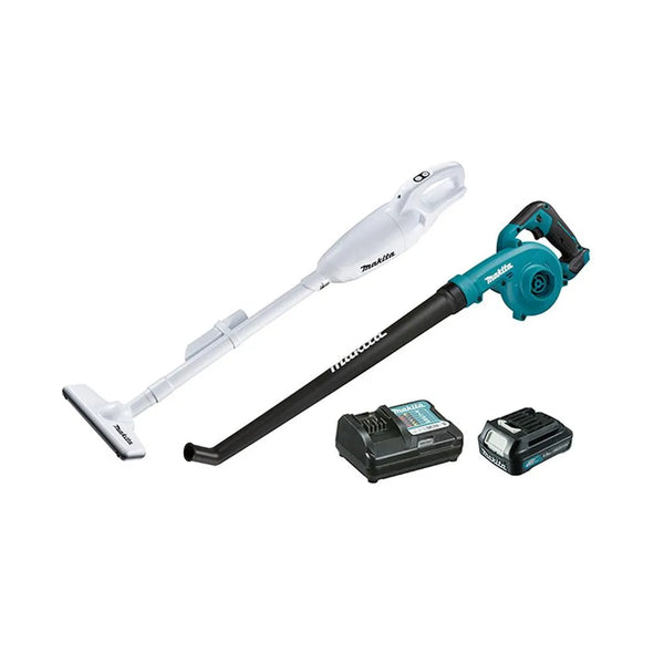 KIT ASPIRADOR E SOPRADOR 12V CL108FDZW+UB101DZ+DC10WD MAKITA