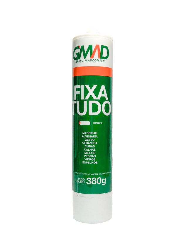 SILICONE FIXA TUDO 380G BRANCO GMAD