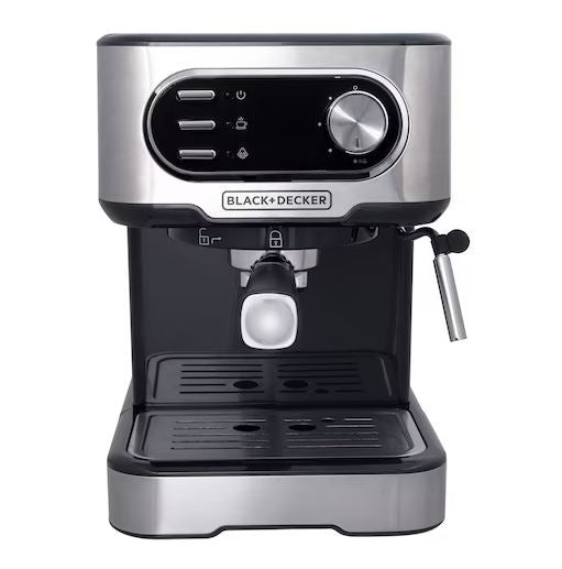 CAFETEIRA ESPRESSO MULTIFUNÇÕES GOURMAND GRIS 2X1 BLACK&DECKER