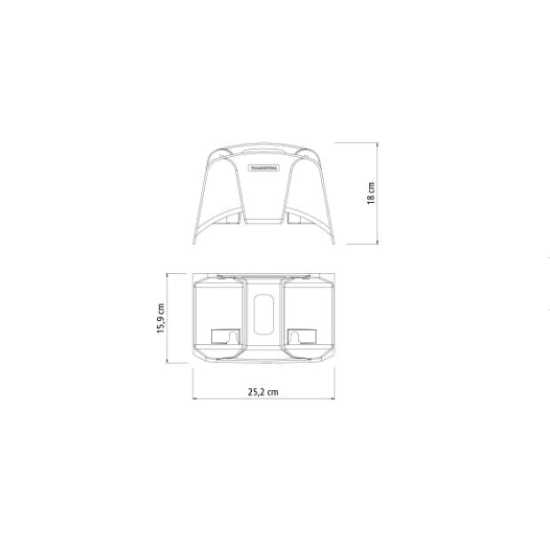 SUPORTE FIXO PARA MANGUEIRA 78592000 TRAMONTINA