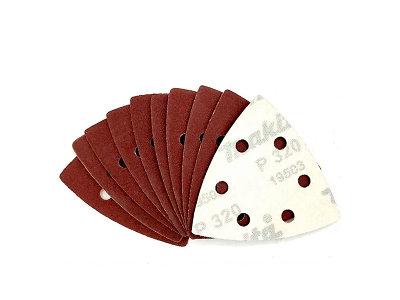 CONJUNTO DE LIXA TRIANGULAR GRÃO 320 COM 10 PEÇAS D-58659 MAKITA