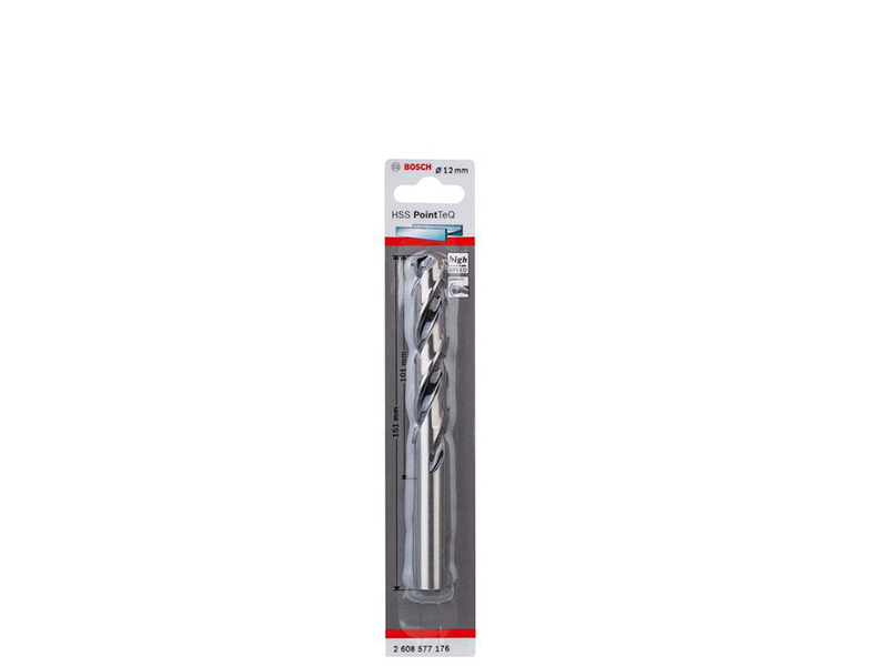 BROCA HSS POINT TEQ 12.0MM 2608577176 BOSCH