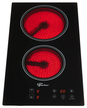 FOGÃO COOKTOP FISCHER 2Q ELÉTRICO TOUCH VITROCERÂMICA 30004.73474