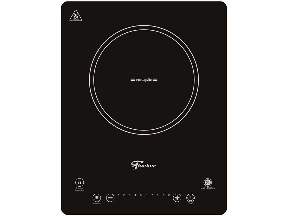 FOGAO COOKTOP 1Q INDUÇÃO MESA VITROCERÂMICA 26884(59097) 220V FISCHER