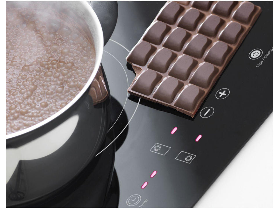 FOGÃO COOKTOP 2Q POR INDUÇÃO MESA VITROCERÂMICA 25941(56249) 220V FISCHER