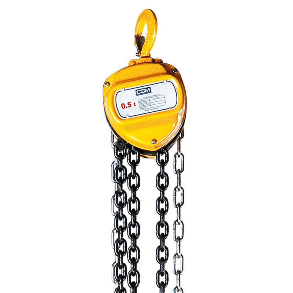 TALHA DE CORRENTE PARA 500KG COM 3MT 71000597 CSM