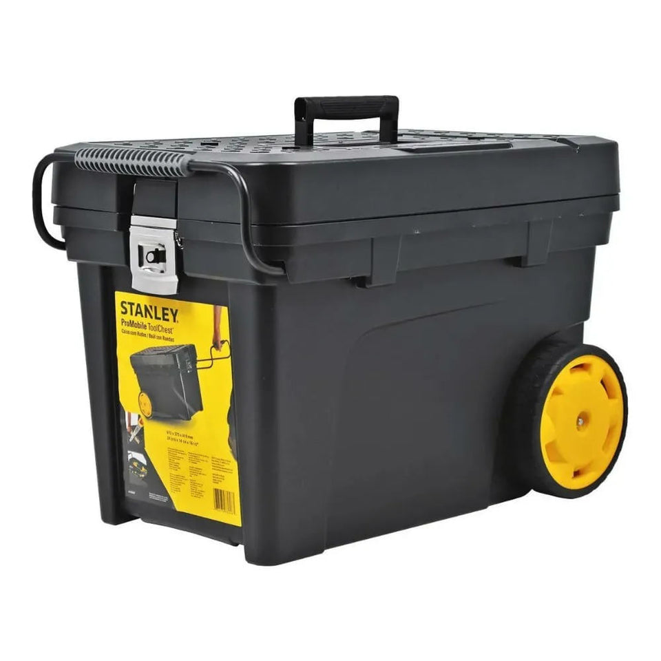 CAIXA PLÁSTICA PARA FERRAMENTAS COM RODAS 53LT STST33027 STANLEY