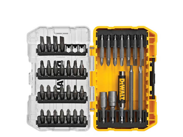 JOGO DE PONTA BITS PARA PARAFUSAR COM 37 PEÇAS DW2163 DEWALT
