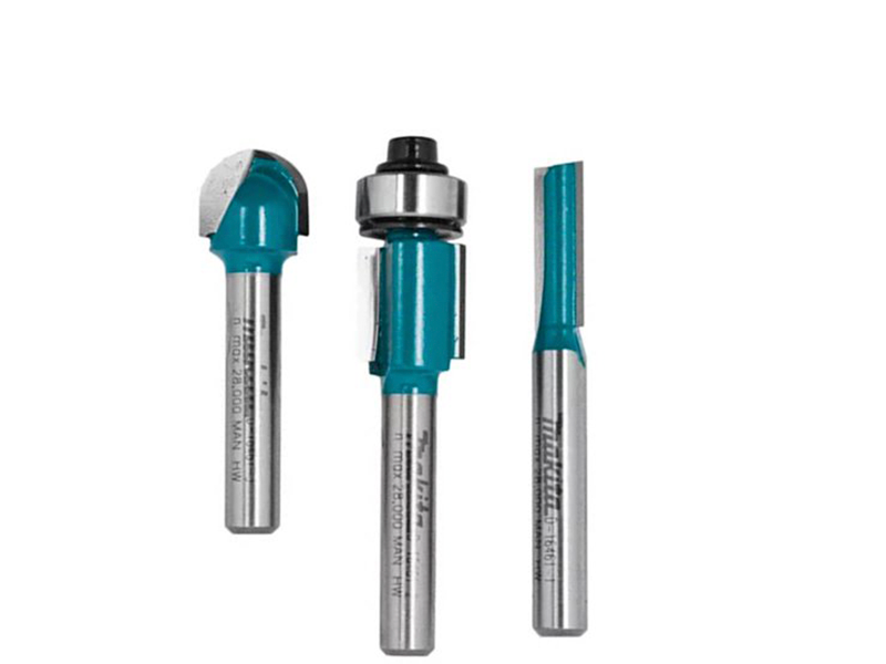 CONJUNTO DE FRESAS PARA TUPIA MANUAL COM 3 PEÇAS D-16461 MAKITA