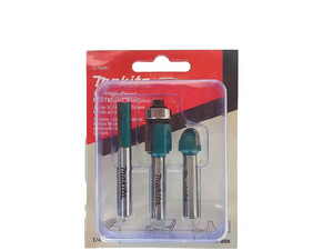 CONJUNTO DE FRESAS PARA TUPIA MANUAL COM 3 PEÇAS D-16461 MAKITA