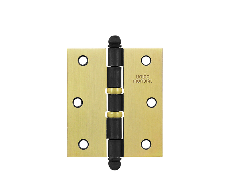 DOBRADIÇA AÇO 3.1/2" X 3" F.ANT COM ANEL 621809 UNIÃO MUNDIAL