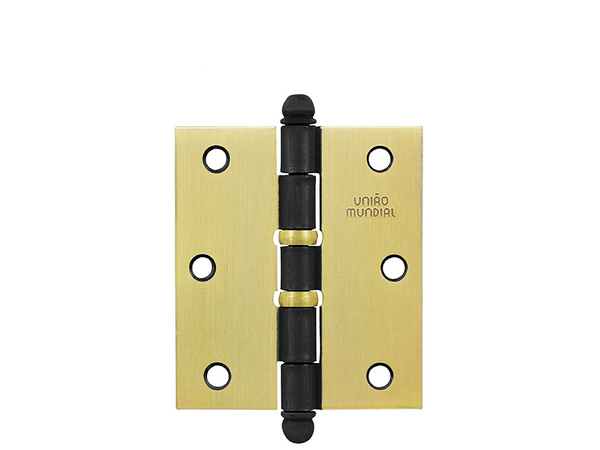 DOBRADIÇA AÇO 3.1/2" X 3" FLO COM ANEL 621808 UNIÃO MUNDIAL
