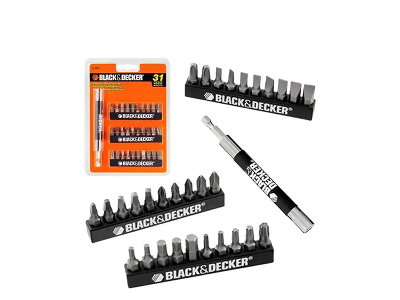 JOGO DE PARAFUSAR COM 31 PEÇAS 71-931-E BLACK+DECKER