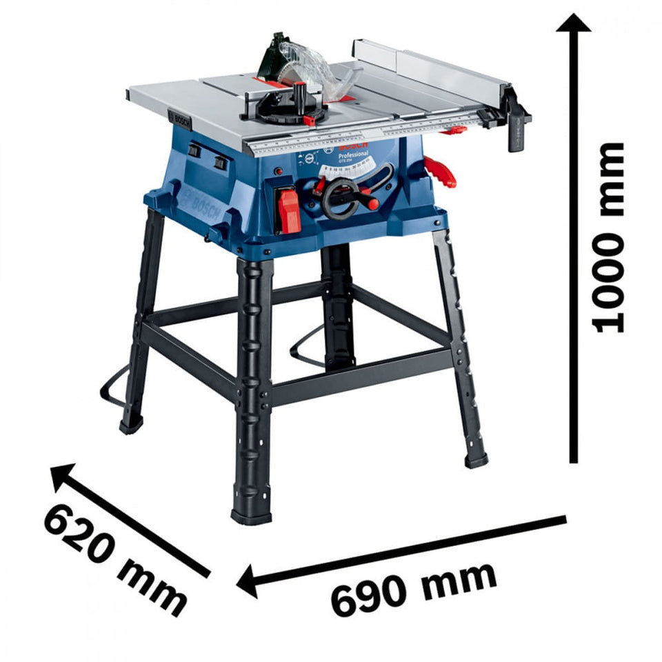 SERRA CIRCULAR DE BANCADA 10" GTS254 COM MESA EXTENSÍVEL 1.800W 220V BOSCH